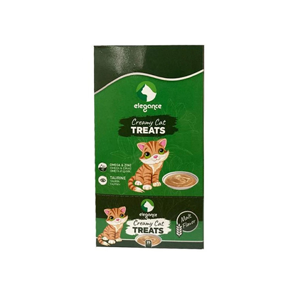 [800-6960-6] Elegance Creamy Treats Maltlı Krema Sıvı Kedi Ödülü 6x25 Adet (1 Adet)