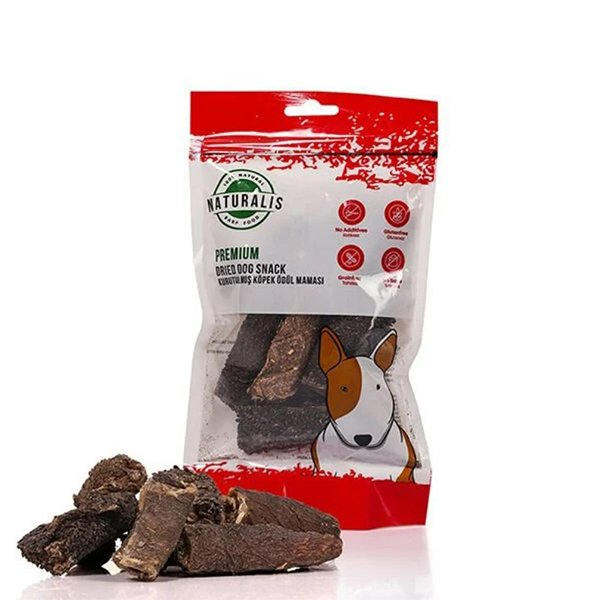 [Kİ-SB-0100] Naturalis Kurutulmuş Kuzu İşkembe ve Sığır Barf Köpek Ödül Maması