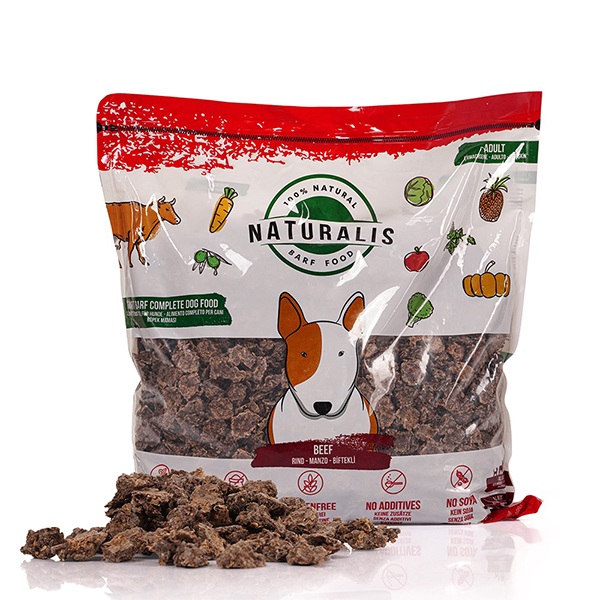 [8682878506000] Naturalis Smart Barf 100% Natural Sığır Etli Yetişkin Köpek Maması (5 Kg)