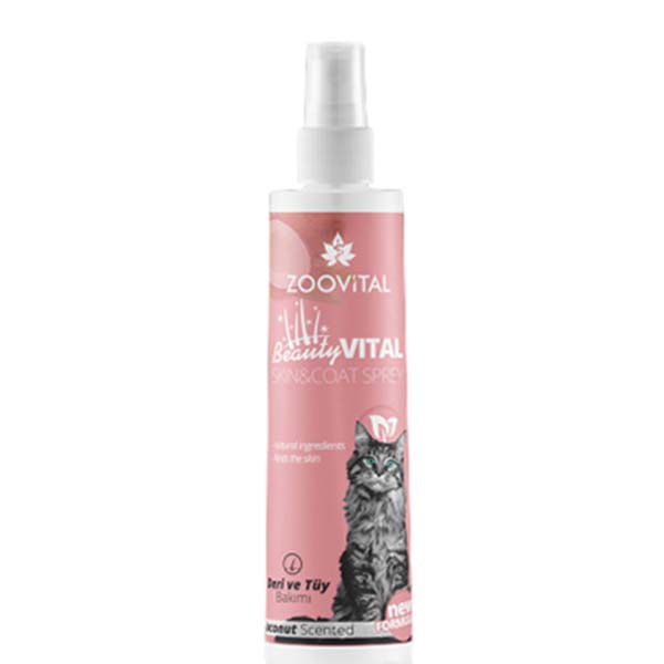 [8680589172217] Zoovital Beautyvital Kedi ve Köpek Deri ve Tüy Bakım Spreyi