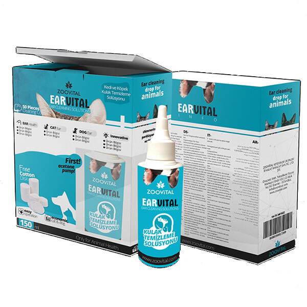 [8680598917311] Zoovital Earvital Kedi ve Köpek Kulak Temizleme Solüsyonu