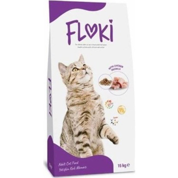 [702-VP0035] Floki Tavuklu Yetişkin Kedi Maması