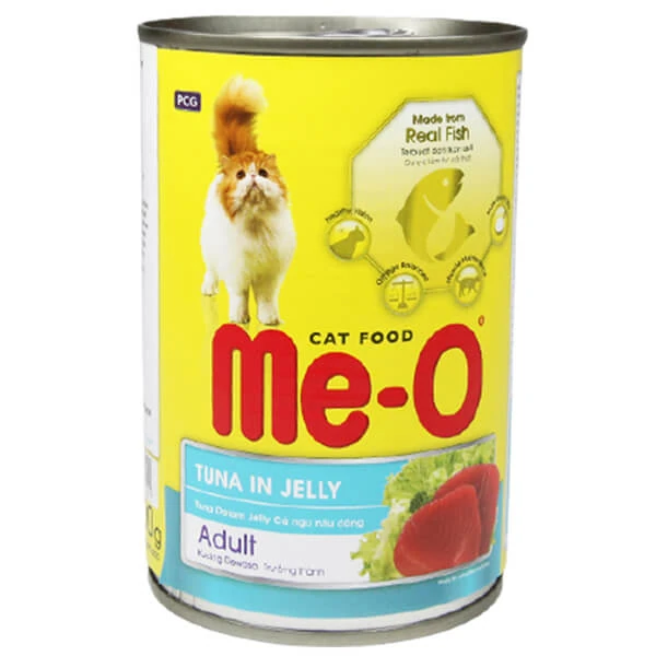[8850477002111] Meo Adult Jöle Ton Balıklı Yetişkin Konserve Kedi Maması (1 Adet)