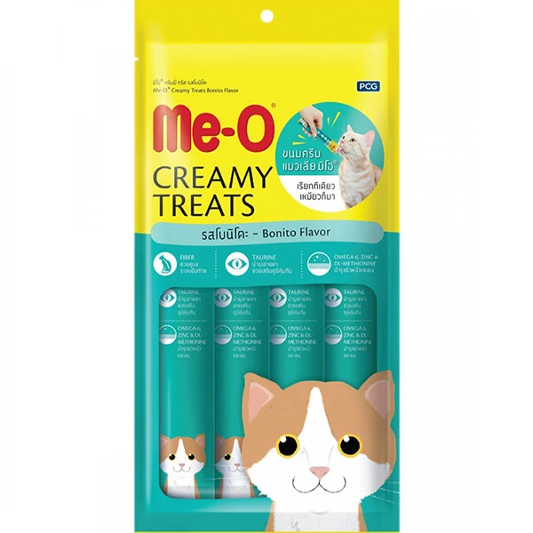 Meo Kremalı Kurutulmuş Ton Balıklı Kedi Sıvı Ödül Maması