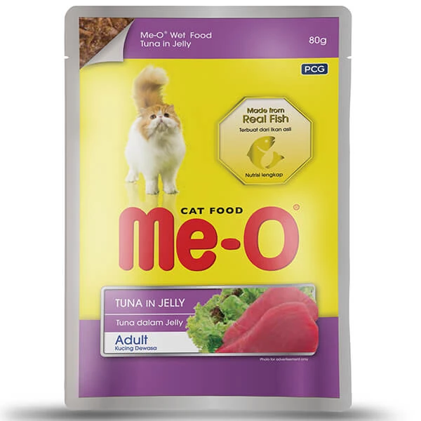 [TR5CAPPN9280] Meo Adult Jöle Ton Balıklı Yetişkin Pouch Kedi Maması (1 Adet)