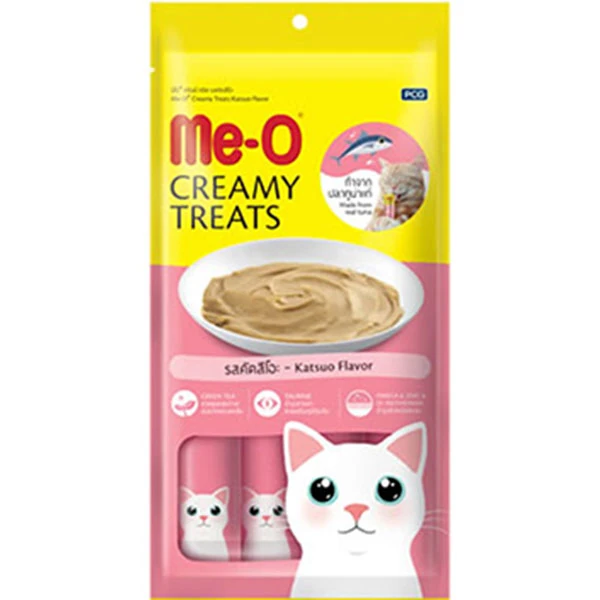 [TR5CACH5015] Meo Kremalı Çizgili Orkinos Balıklı Kedi Sıvı Ödül Maması (4x15 Gr, 1 Adet)