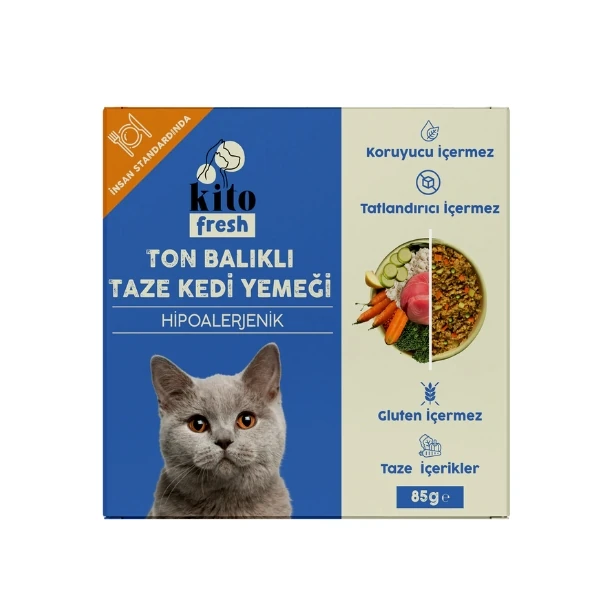 [206-77736] Kito Fresh Ton Balıklı Hipoalerjenik Taze Kedi Yemeği