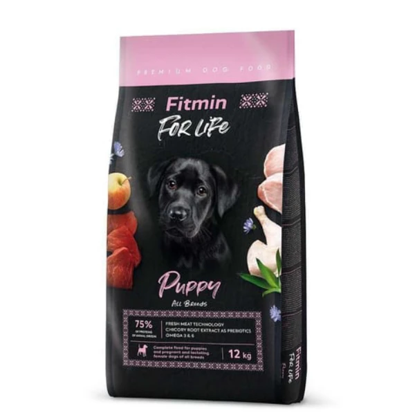 [09-T01289] Fitmin For Life Puppy Tüm Irklar için Kümes Hayvanlı Yavru ve Hamile Köpek Maması