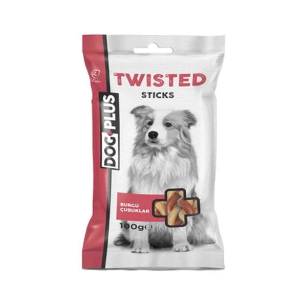 [DPT-008] Dog Plus Twisted Sticks Burgu Çubuk Köpek Ödülü (1 Adet)