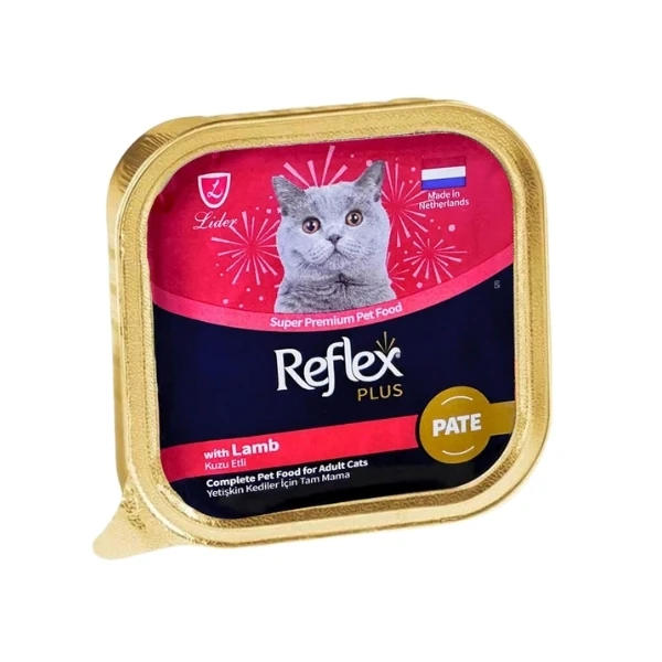 [RFK-73] Reflex Plus Pate Kuzu Etli Yetişkin Konserve Kedi Maması (1 Adet)