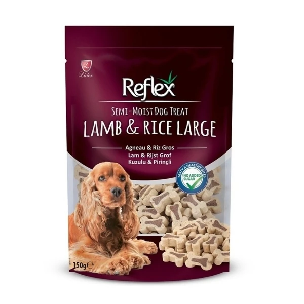 [FR-207] Reflex Kuzu ve Pirinçli Large Yarı Yumuşak Köpek Ödül Maması (1 Adet)