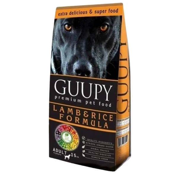 [8681763069514] Guupy Kuzu Etli ve Pirinçli Yetişkin Köpek Maması
