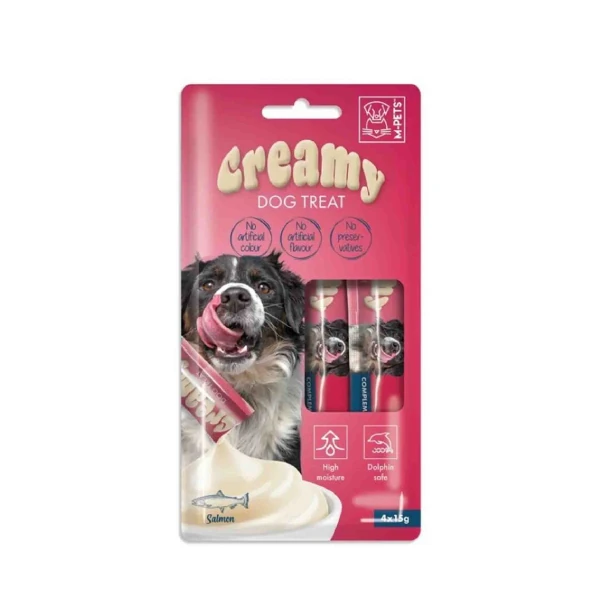 [08-13-MPE] M-Pets Creamy Somonlu Sıvı Köpek Ödül Maması