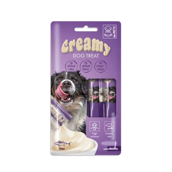 [08-12-MPE] M-Pets Creamy Ton Balıklı Sıvı Köpek Ödül Maması