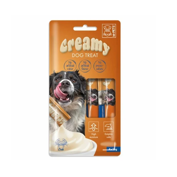 [08-15-MPE] M-Pets Creamy Yengeçli Sıvı Köpek Ödülü
