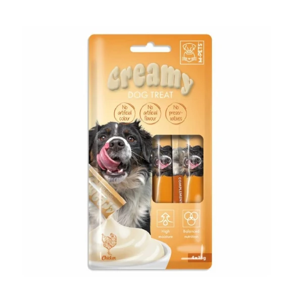 [08-11-MPE] M-Pets Creamy Tavuklu Sıvı Köpek Ödül Maması