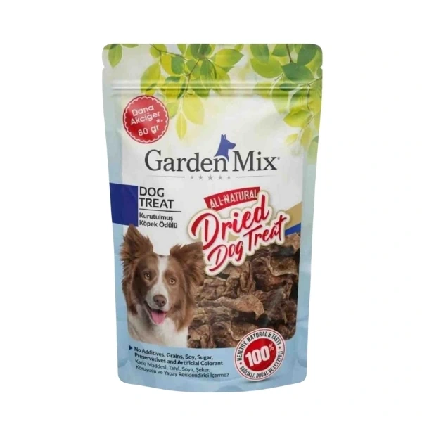 [571-03] Garden Mix Kurutulmuş Dana Akciğer Köpek Ödül Maması (1 Adet)