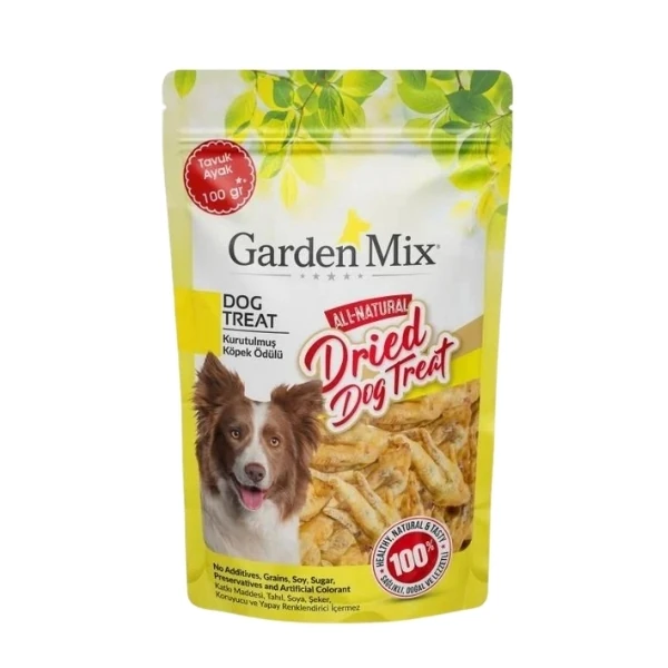 [571-07] Gardenmix Kurutulmuş Tavuk Ayak Köpek Ödül Maması (1 Adet)