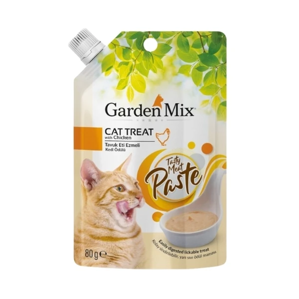 [585-20] Garden Mix Tavuk Etli Ezme Sıvı Kedi Ödül Maması (1 Adet)