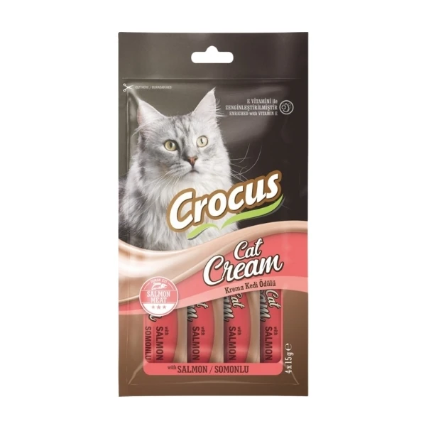 [325-03] Crocus Somonlu Sıvı Kedi Ödül Maması (1 Adet)