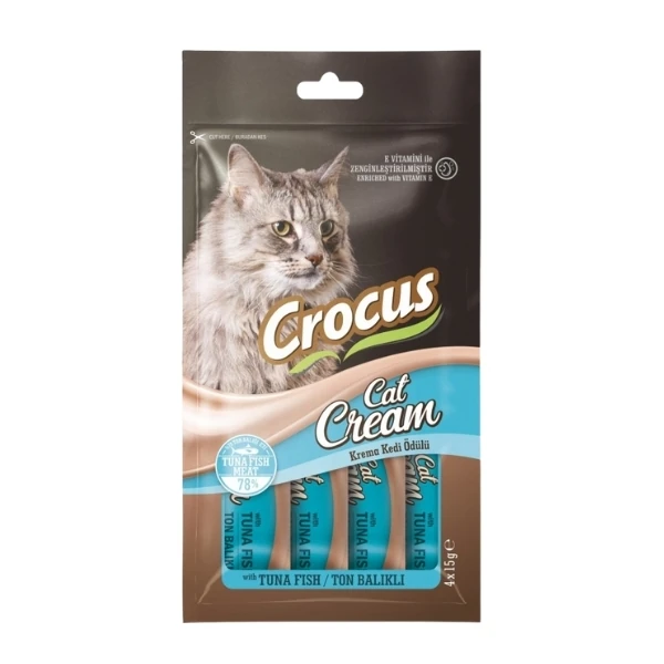 [325-02] Crocus Ton Balıklı Sıvı Kedi Ödül Maması (1 Adet)