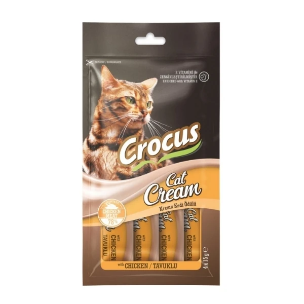 [325-01] Crocus Tavuklu Sıvı Kedi Ödül Maması (1 Adet)