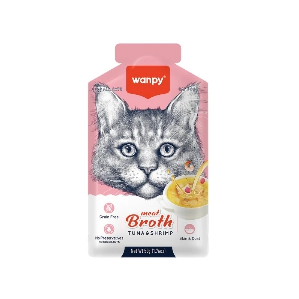 [PIWP-094] Wanpy Ton Balıklı ve Karidesli Tahılsız Kedi Çorbası (1 Adet)