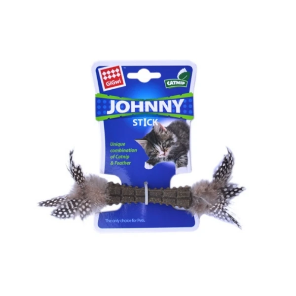 [PIGW-161] Gigwi Johnny Stick Catnipli Doğal Tüylü Kedi Oyuncağı