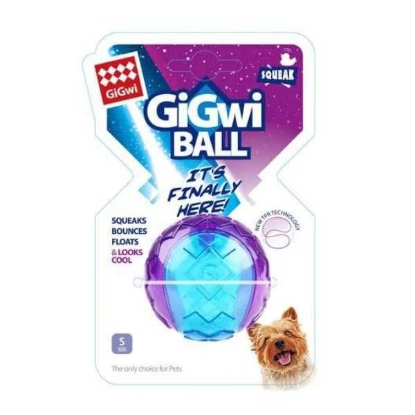 [PIGW-020] Gigwi Ball Sert Top Plastik Köpek Oyuncağı (5 Cm)