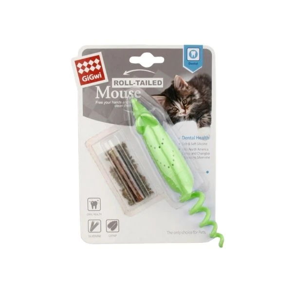 Gigwi Fare Şeklinde Catnipli Plastik Kedi Oyuncağı