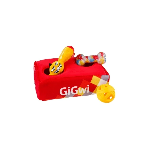 [PIGW-461] Gigwi Kemik Çantası Peluş Kedi ve Köpek Oyuncağı