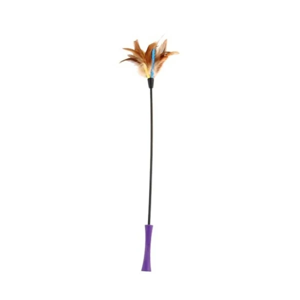 [PIGW-117] Gigwi Feather Teaser Tüylü Kedi Oltası Oyuncağı (Renkli)