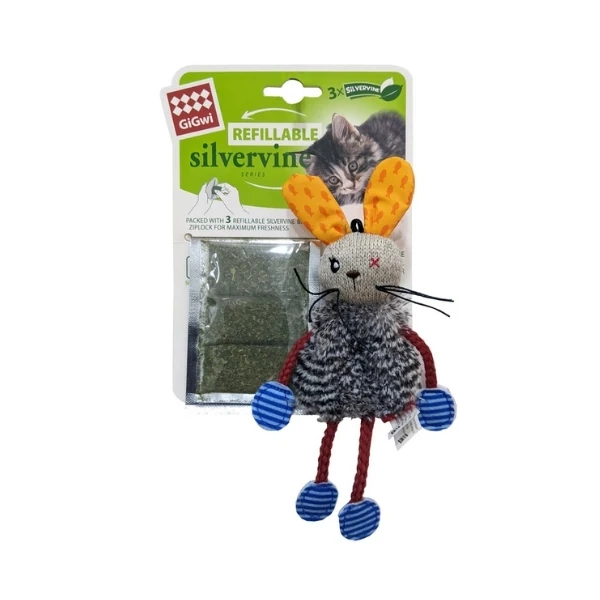 [PIGW-467] Gigwi Catnip Hazneli Tavşan Peluş Kedi Oyuncağı