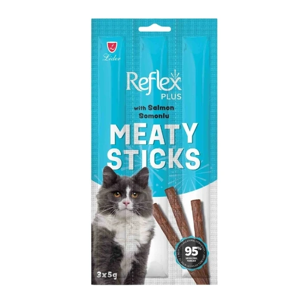 [RFT-016] Reflex Plus Somonlu Stick Yetişkin Kedi Ödül Maması (1 Adet)