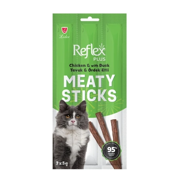 [RFT-030] Reflex Ördekli ve Tavuklu Stick Kedi Ödül Maması (1 Adet)