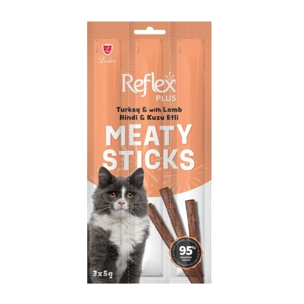 [RFT-029] Reflex Hindi ve Kuzulu Stick Kedi Ödül Maması (1 Adet)