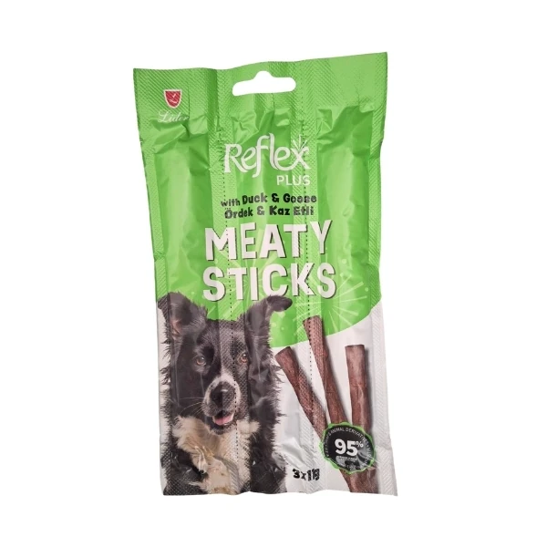 [RFT-019] Reflex Plus Ördek ve Kaz Etli Çubuk Yetişkin Köpek Ödül Maması (1 Adet)
