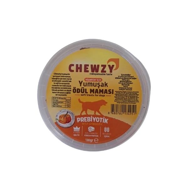 [SOFTDOGPREBIOTIC] Chewzy Prebiyotik Yumuşak Köpek Ödül Maması (1 Adet)