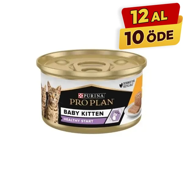 Pro Plan Baby Kitten Tavuklu Yavru Konserve Kedi Maması