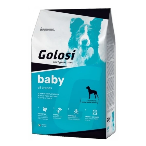 [8015579045255] Golosi Baby Tavuklu Tüm Irklar için Köpek Maması