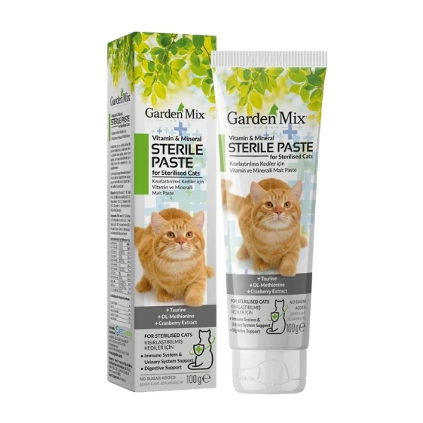 [583-004] Garden Mix Steril Multivitamin Kedi Malt Macunu