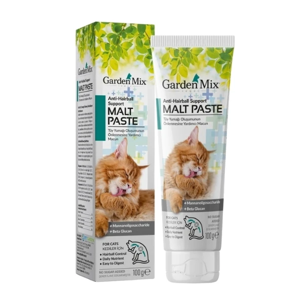 [583-001] Garden Mix Anti Hairball Tüy Yumağı Engelleyici Kedi Malt Macunu