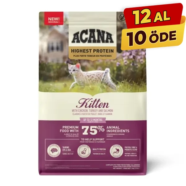 [064992723255] Acana Kitten Hindi ve Somon Balıklı Yavru Kedi Maması