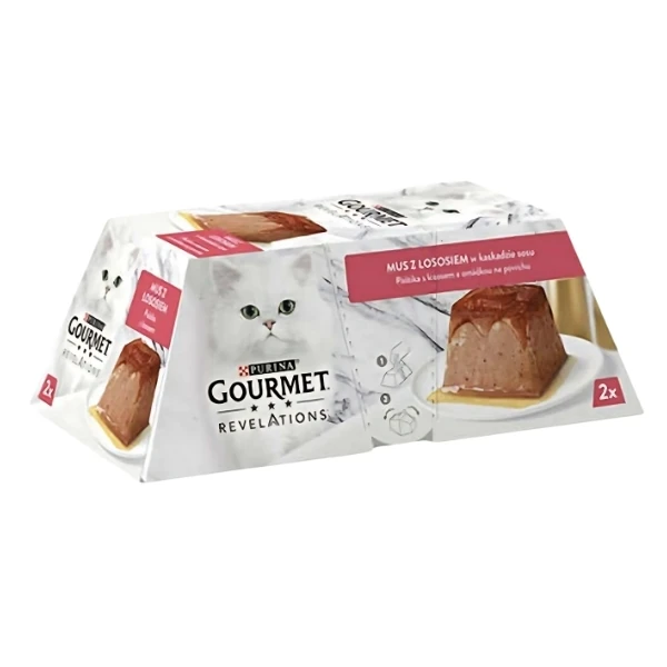 [12455077] Gourmet Revelations Somon Balıklı Yetişkin Konserve Kedi Maması (1 Adet)