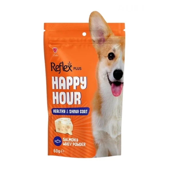 [RFT-093] Reflex Plus Happy Hour Sağlıklı ve Parlak Tüyler için Destekleyici Köpek Ödül Maması (1 Adet)