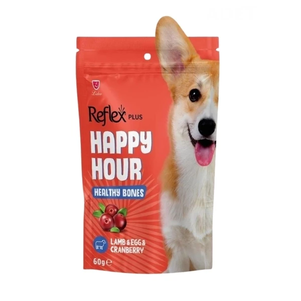 [RFT-090] Reflex Plus Happy Hour Sağlıklı Kemikler için Destekleyici Köpek Ödül Maması (1 Adet)
