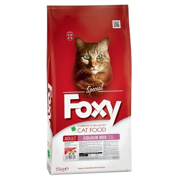 [F035.FOXY.35] Foxy Colour Mix Yetişkin Kedi Maması