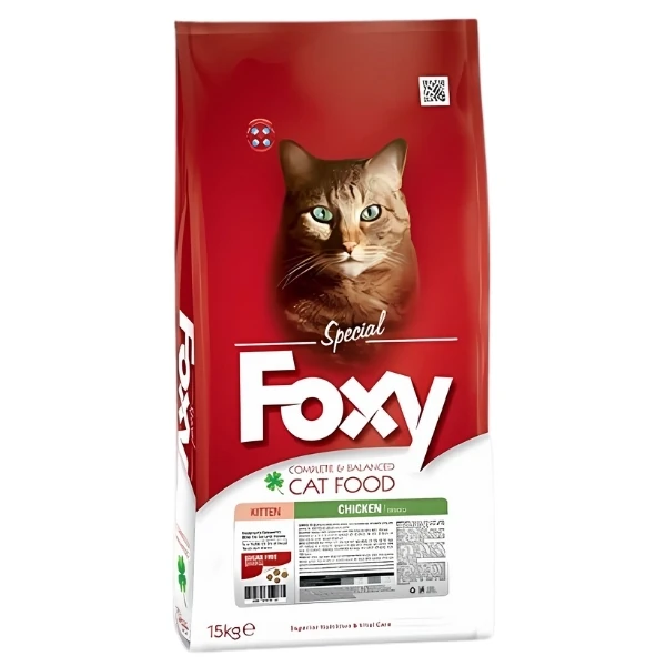 [F028.FOXY.38] Foxy Kitten Tavuklu Yavru Kedi Maması