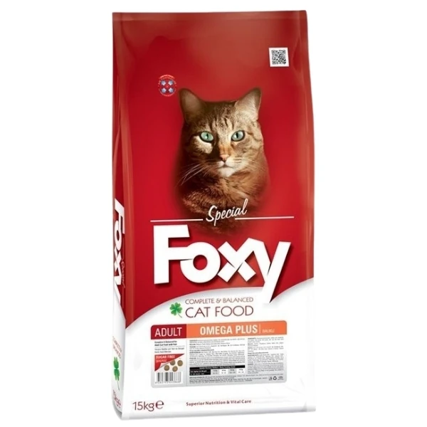 [F034.FOXY.34] Foxy Omega Plus Balıklı Yetişkin Kedi Maması