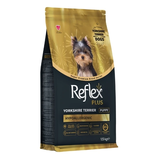 [RFX-606] Reflex Plus Yorkshire Terrier Hypoallergenic Tavuklu Yavru Köpek Maması (1.5 Kg)